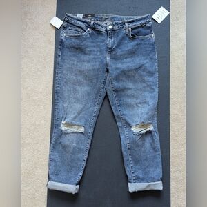 Mavi Women's Dark Blue Boyfriend Jeans